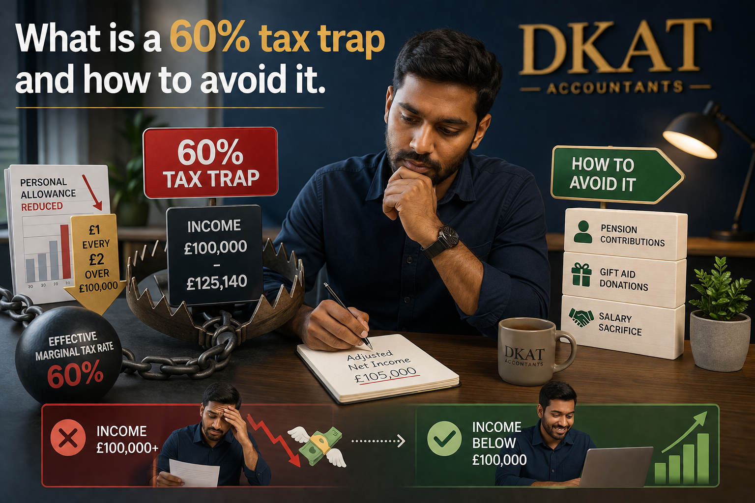 The 60% tax trap explained — UK high earner tax guide