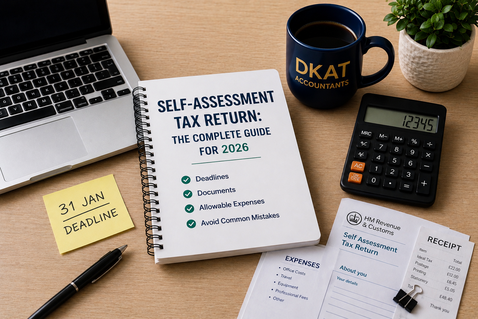Self-assessment tax return guide 2025/26 — deadlines, documents and expenses