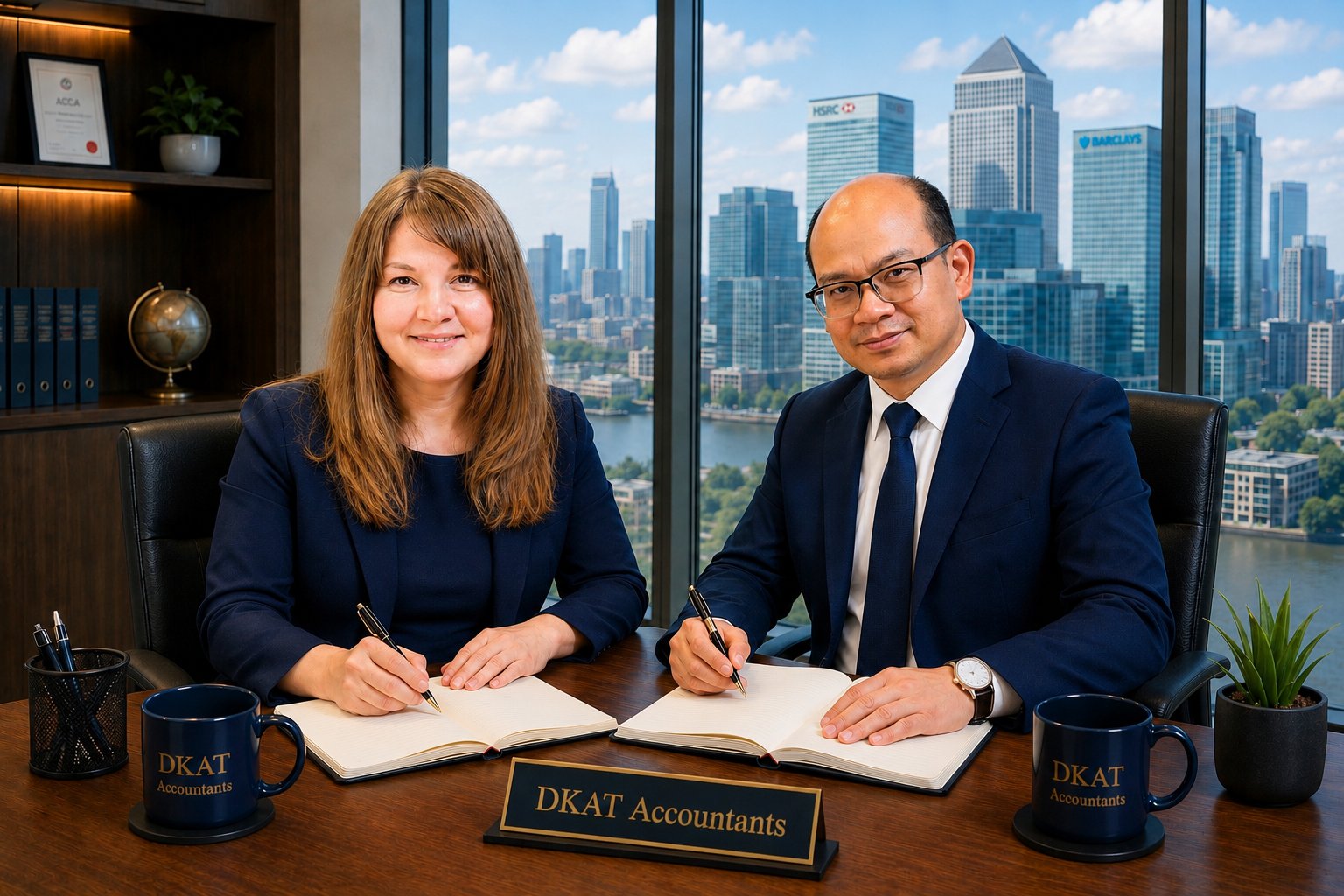 DKAT Accountants team — professional financial consultation in London